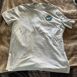Grey Nike Basketball T-shirt